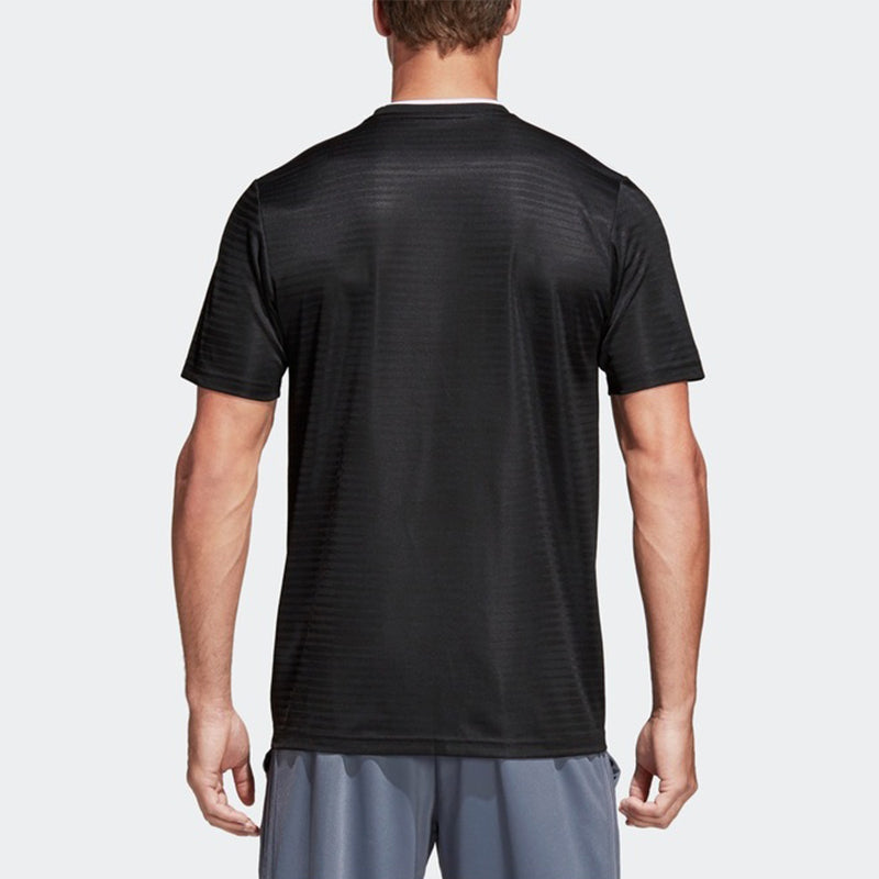 adidas MENS Condivo18 Jsy Football Crew-neck Short Sleeve Black CF0679
