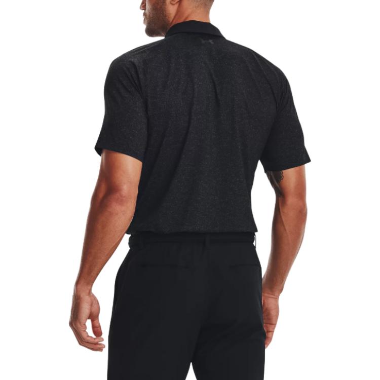 Under Armour Iso-Chill Heather Polo Shirt 'Black' 1377294-001