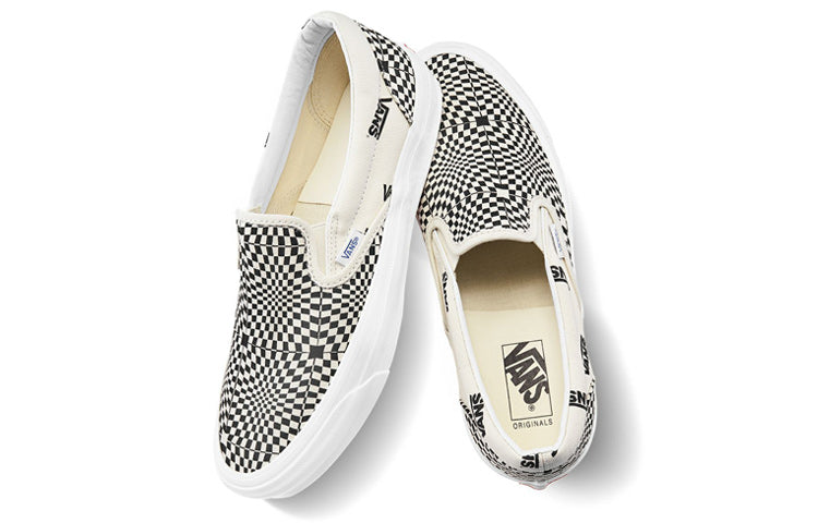 Vans OG Classic Slip-On LX 'Optical Checkerboard - Black Marshmallow' VN0A45JK1Z3