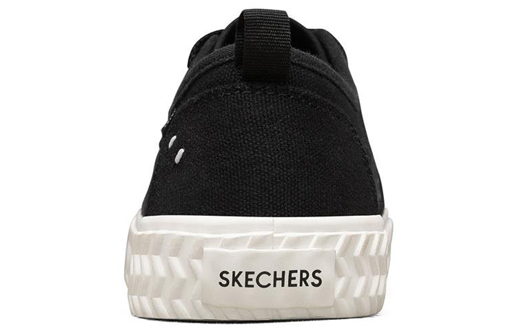 (WMNS) Skechers Street Trax Low-Top Sneakers Black 66666305-BLK
