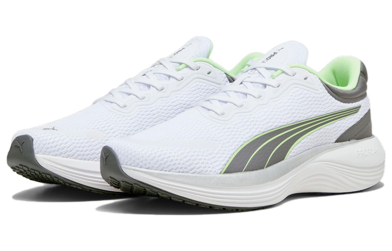 PUMA Scend Pro 'White Speed Green Grey' 378776-05