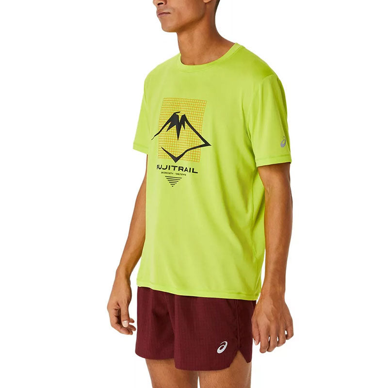 ASICS Fujitrail Logo T-shirt 'Neon Lime' 2011C381-301