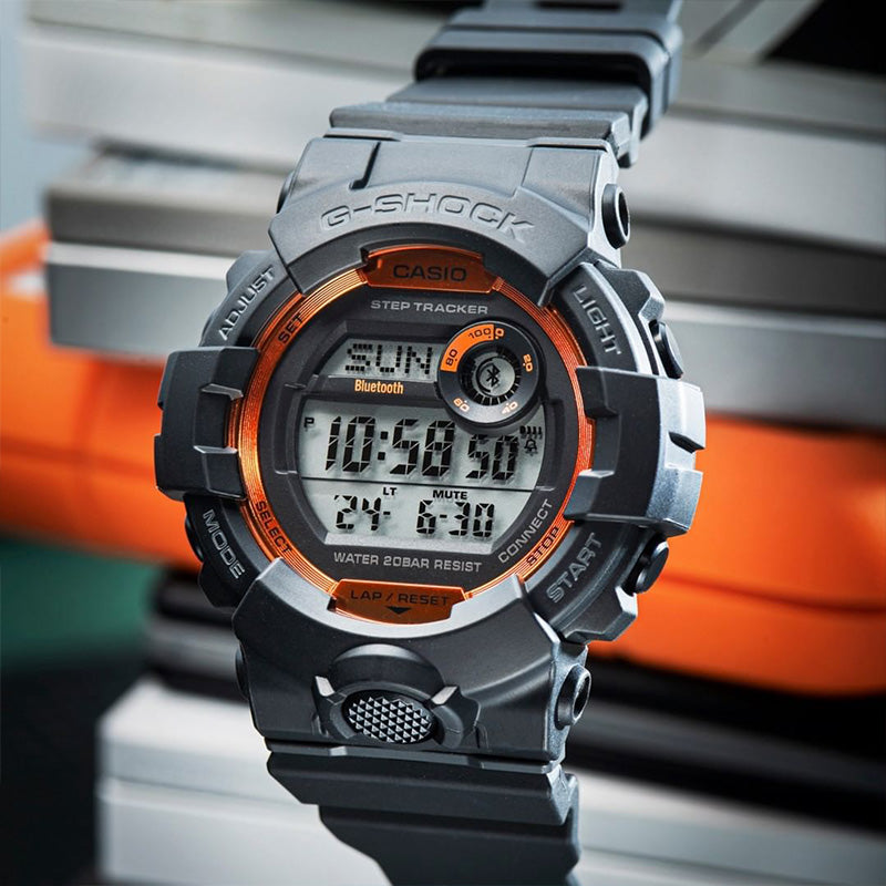 CASIO G-Shock Digital 'Black Orange' GBD-800SF-1