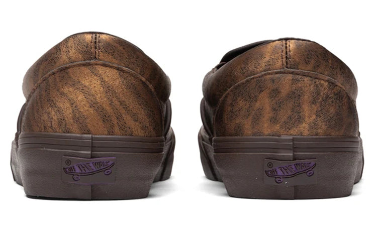 Vans Needles x Vault Classic Slip-On V 'Animal Print - Brown' VN0A3QXY2GU