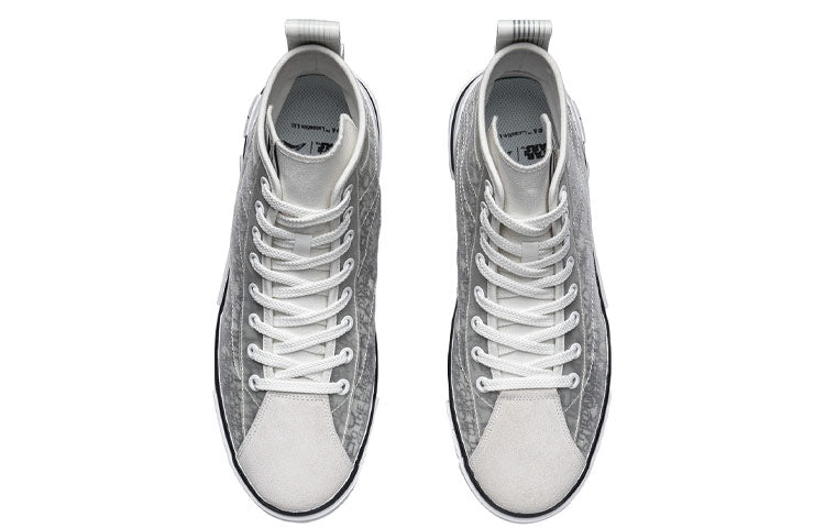 (WMNS) Li-Ning Classic Canvas Hi x Star Wars 'Grey White' AGCR182-1