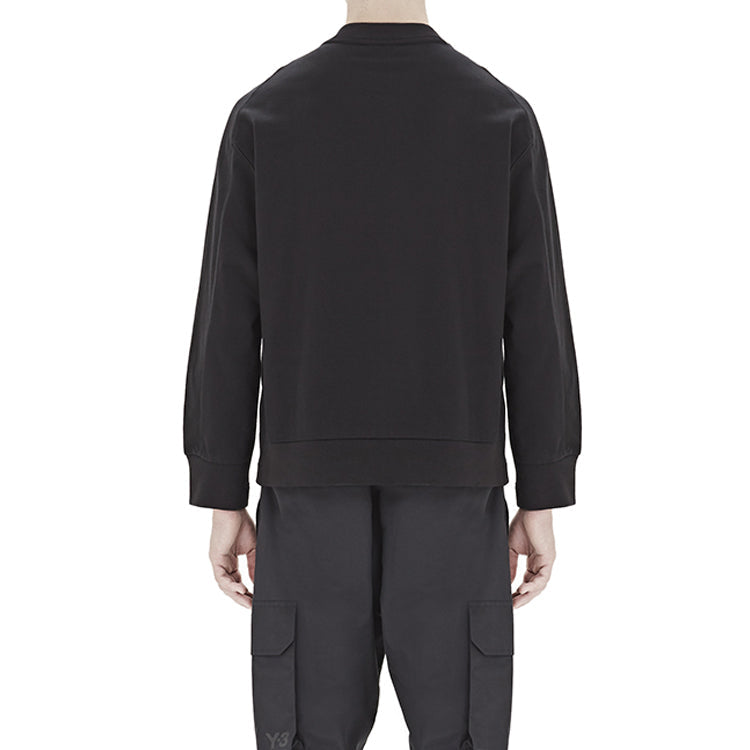 Men's Y-3 Chest Signature Logo Casual Black FJ0432