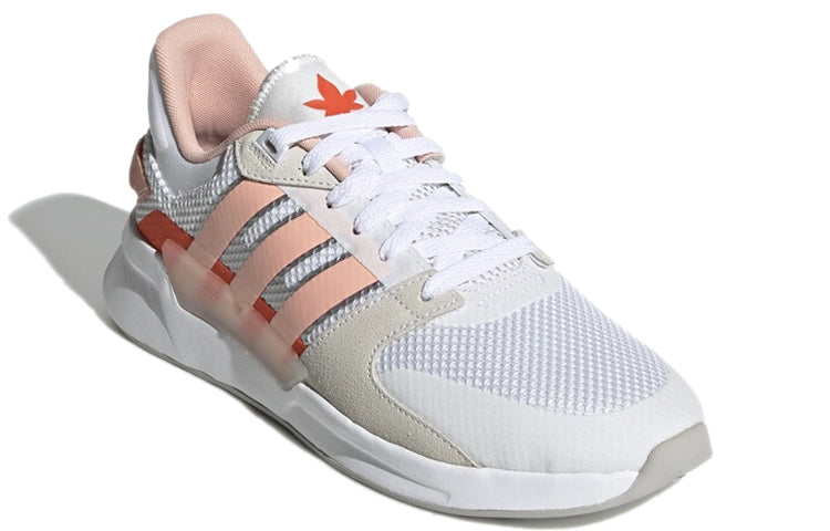 (WMNS) adidas neo x RUN90S 'White Orange' FU7725