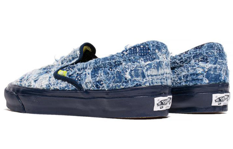 Vans FDMTL x OG Classic Slip-On LX 'Distressed Indigo' VN0A45JK5WP