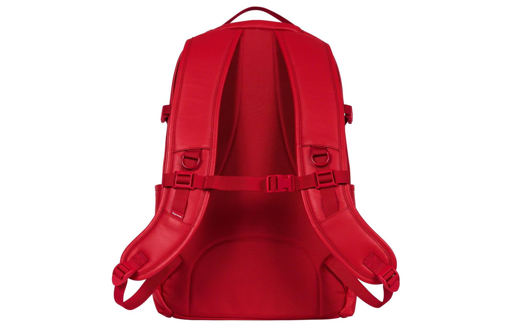 Supreme FW23 Leather Bag 'Red' SUP-FW23-0829