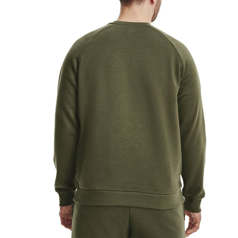 Under Armour Rival Fleece Crew Top 'Olive Green' 1379755-390