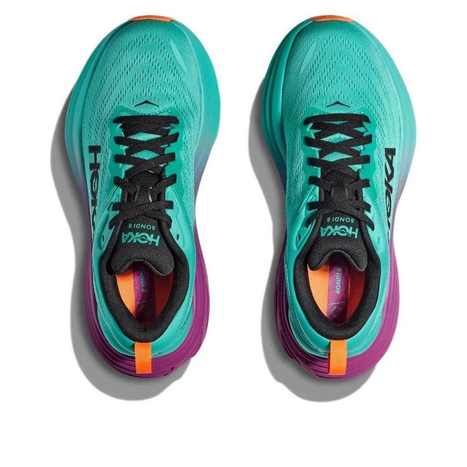 (WMNS) HOKA ONE ONE Bondi 8 'Electric Aqua Black' 1127952-EQB
