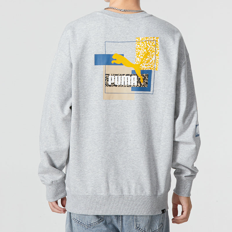 PUMA Brand Love Crew Sweatshirt 'Grey' 537657-04
