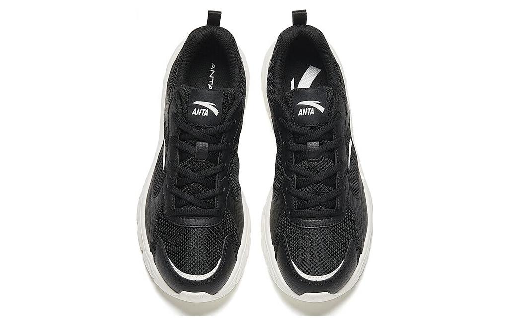 (WMNS) ANTA Running Series Sneakers 'Black White' 922345580-1