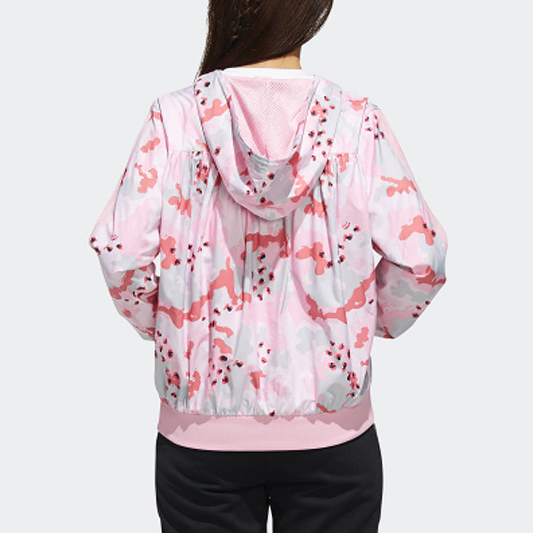 (WMNS) adidas neo Windbreaker Jacket Pink DZ7610