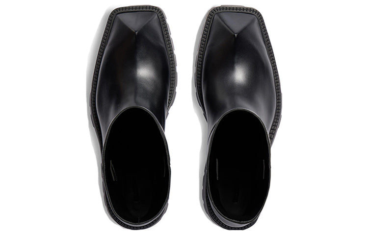 (WMNS) Balenciaga Rhino Booties 'Black Smooth Calfskin' 763684WBB501000