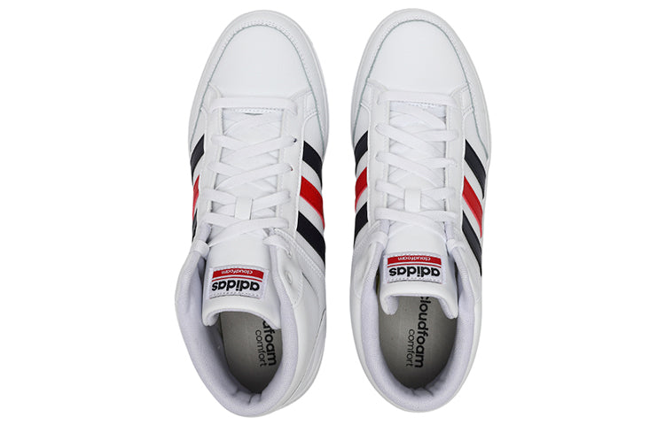 adidas All Court Mid Shoes Black/White/Red H02982