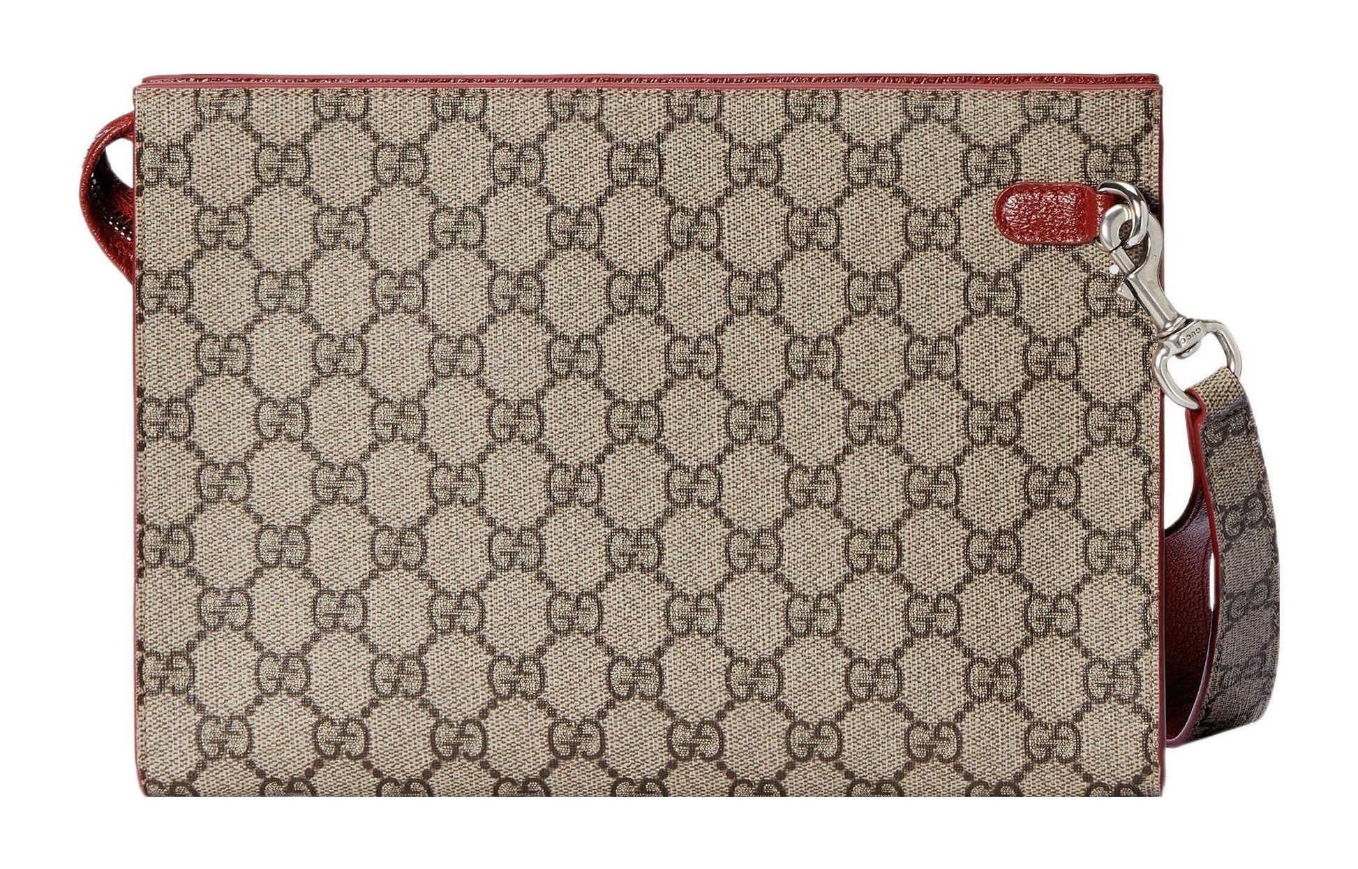Gucci Pouch With GG Detail 'Beige Ebony Supreme' 768255-FACQC-9752