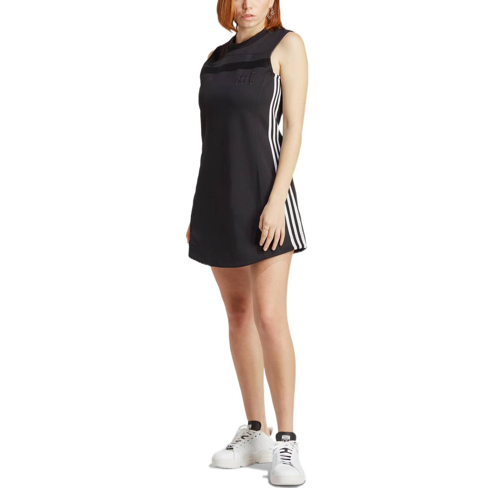 (WMNS) adidas Blue Version 83-C Dress Asia Sizing 'Black' HR3419