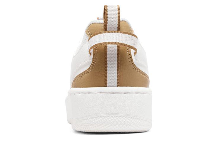 (WMNS) Skechers Sport Court 92 'White Brown' 896127-OFWT