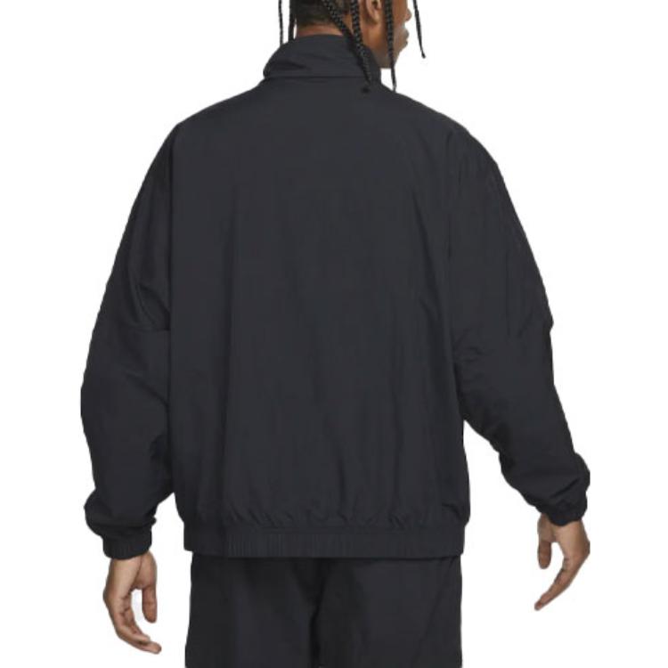 Nike Solo Swoosh Woven Track Jacket 'Black' DQ5201-010