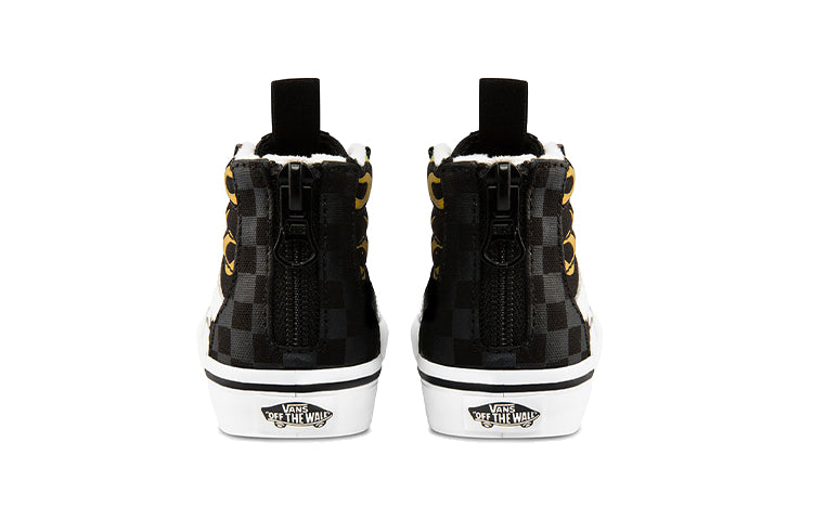 Vans SK8-Hi Zip Toddler Flame Black VN0A4BV1ESY