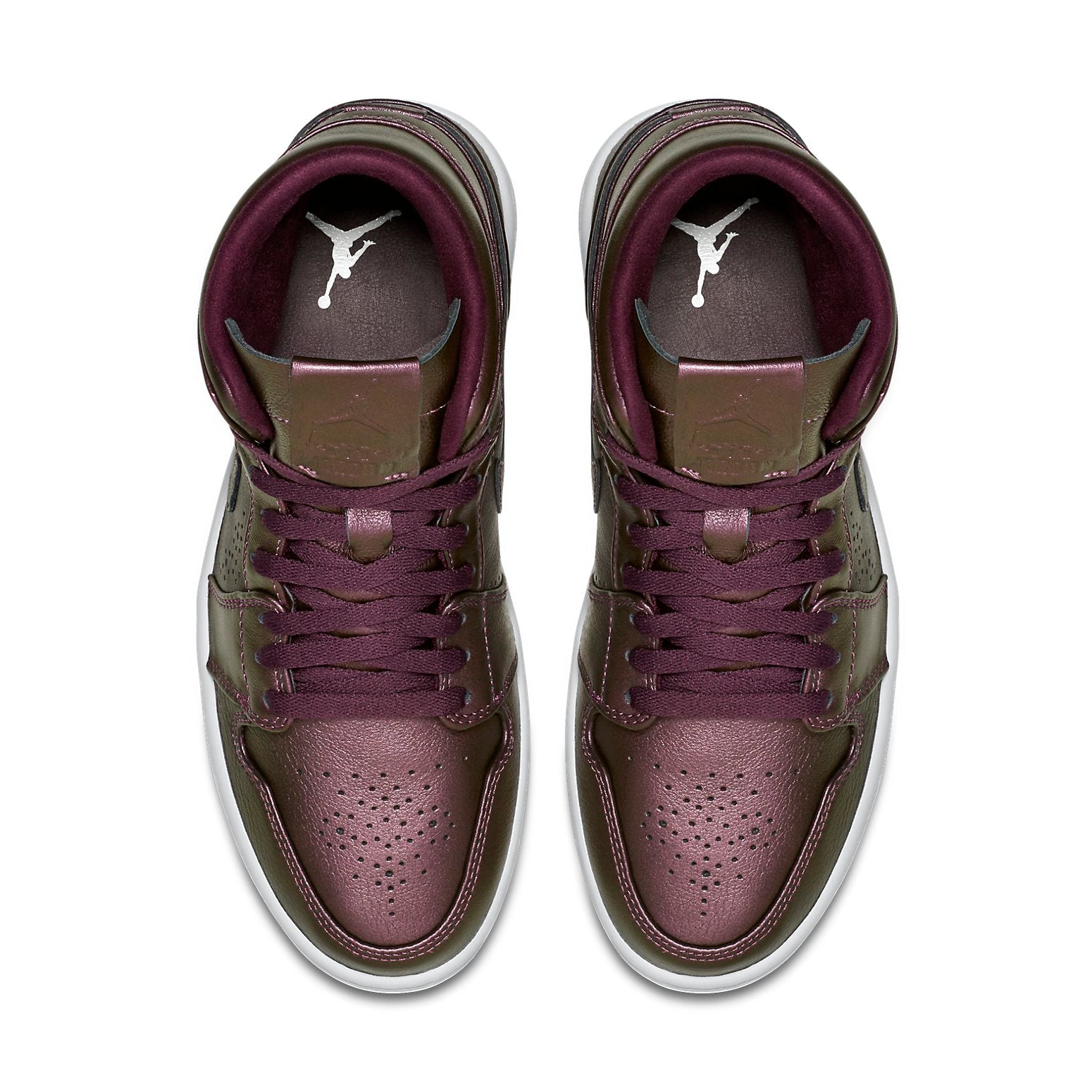 Air Jordan 1 Mid Nouveau 'Deep Burgundy' 629151-605