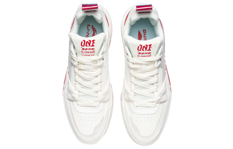 Li-Ning 001 BTC 'White Red' AECR001-4