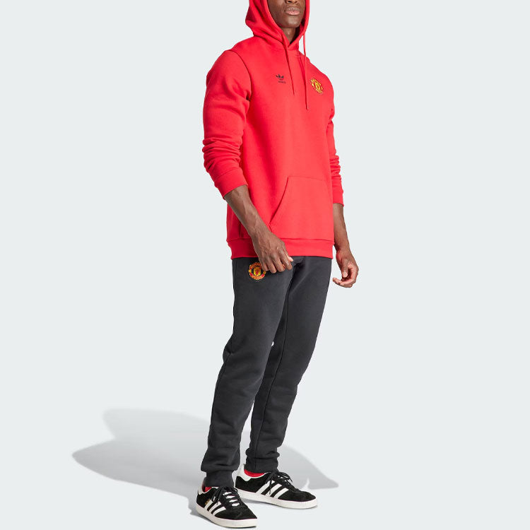adidas Manchester United Trefoil Hoodie 'Red' IK8706