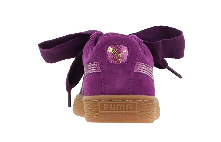 (GS) PUMA Suede Heart SNK 'Dark Purple' 364918-01