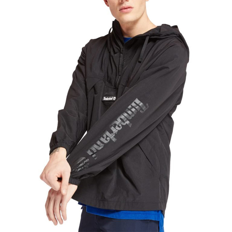 Men's Timberland Sleeve Logo Large Pocket Jacket Black A1Z8G001