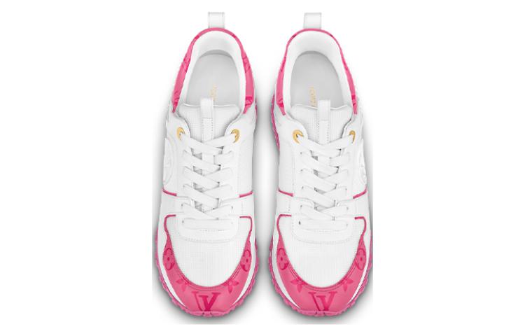 (WMNS) LOUIS VUITTON Run Away Sneakers 'White Side Logo with Pink Monogram' 1AB1SD