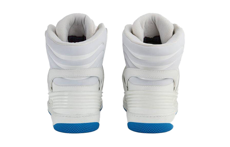 Gucci Basket Breathable Wear-Resistant Non-Slip High 'White Blue' 661301-2SHA0-9014