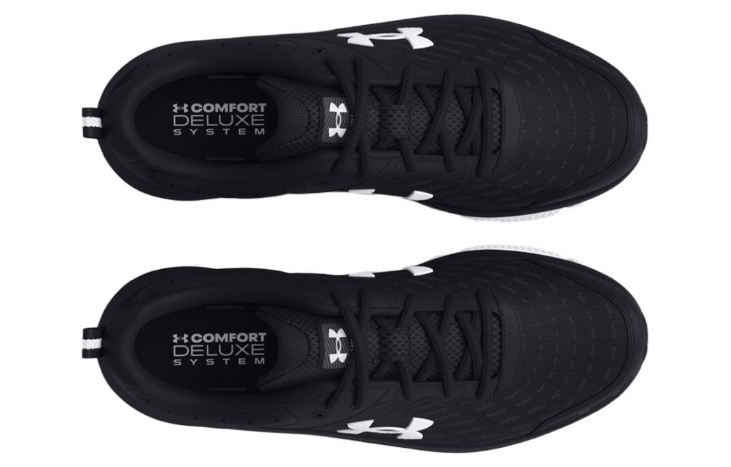 (WMNS) Under Armour Charged Assert 10 'Black White' 3026179-001