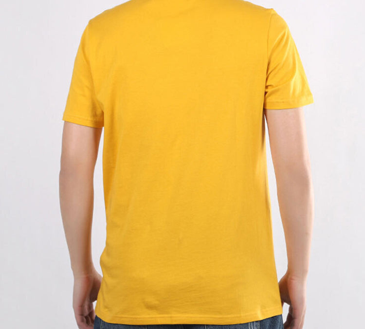 PUMA Classics Logo logo Sports Short Sleeve TEE Men Yellow 596535-25