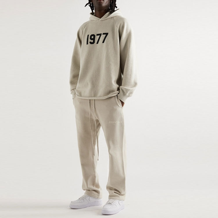 Fear of God Essentials SS22 Knit 1977 Hoodie 'Wheat' FOG-SS22-011