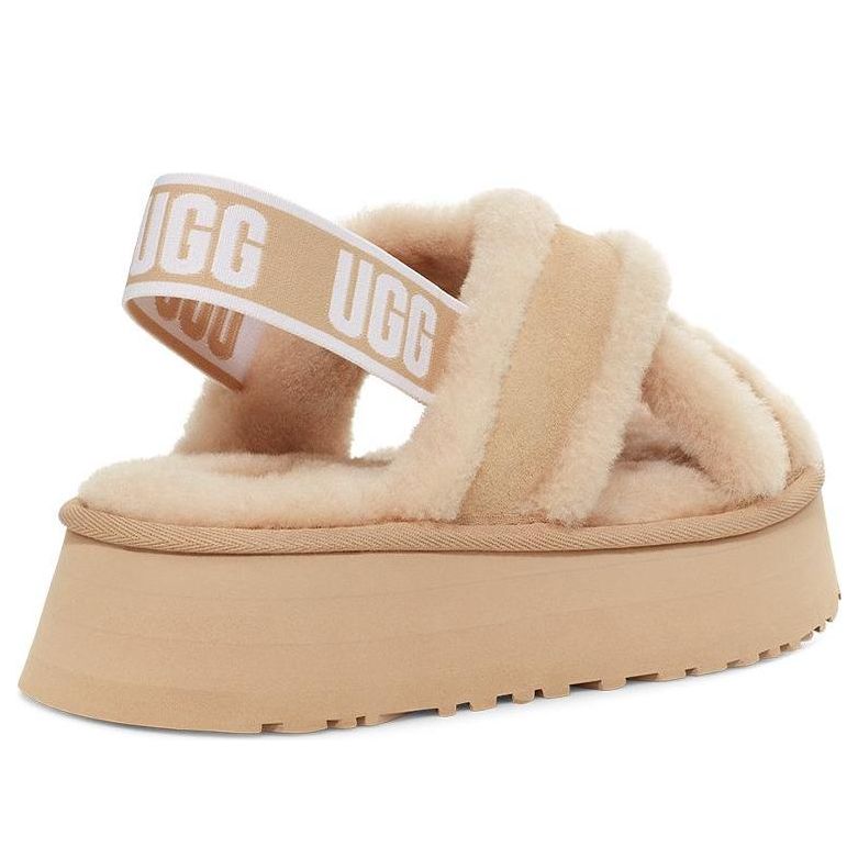 (WMNS) UGG Disco Cross slides 'Driftwood' 1121550-DRI