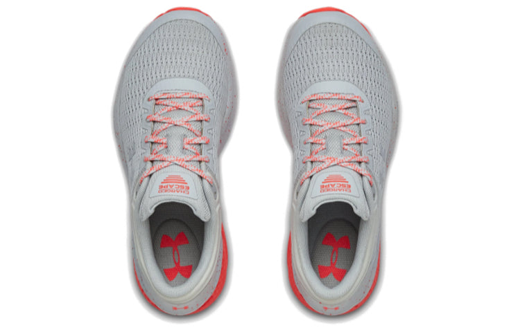 (WMNS) Under Armour Charged Escape 3 Sports Shoes Grey/Red 3021966-106
