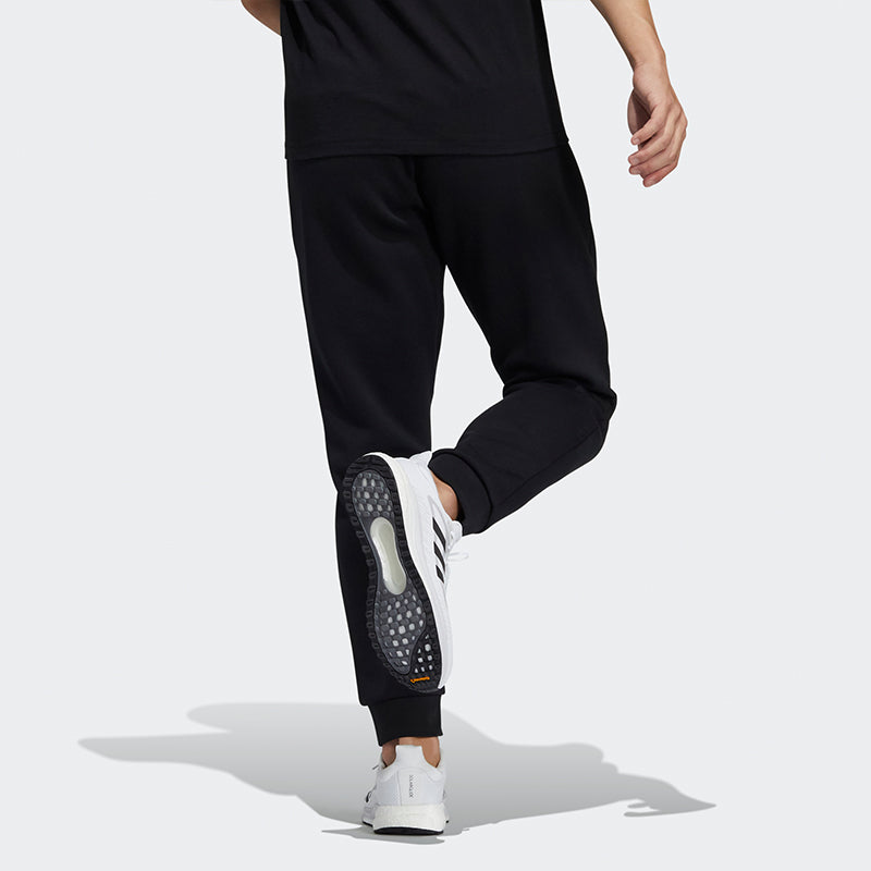 adidas M Pants Solid Color Casual Sports Bundle Feet Long Pants Black H55257