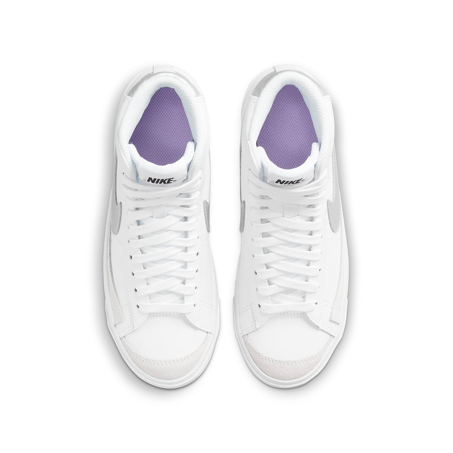 (GS) Nike Blazer Mid '77 'White Metallic Silver' DA4086-101