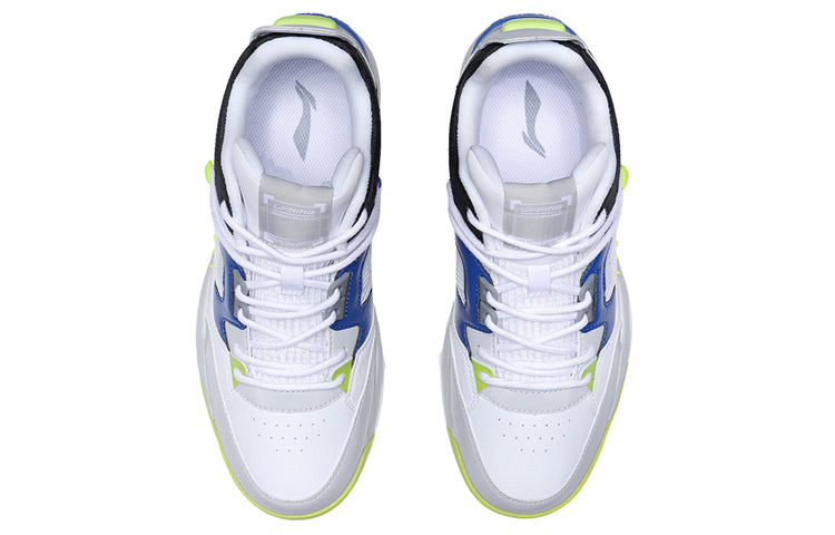 Li-Ning Casual Basketball Shoes 'White Black Blue' AGBR025-1