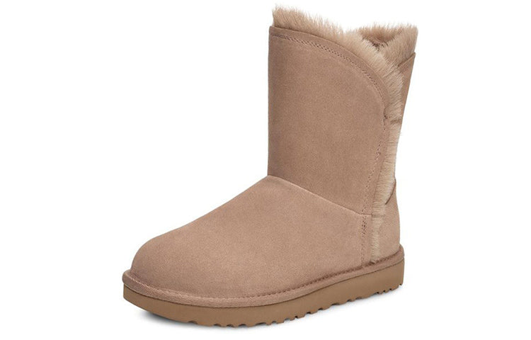(WMNS) UGG Classic Short Fluff High-Low Fleece Lined Stay Warm Cozy 1103746-AMP