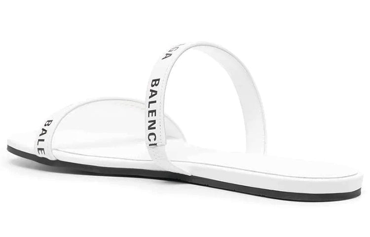 (WMNS) Balenciaga Round Sandals 'White Black' 694999WCAE19010