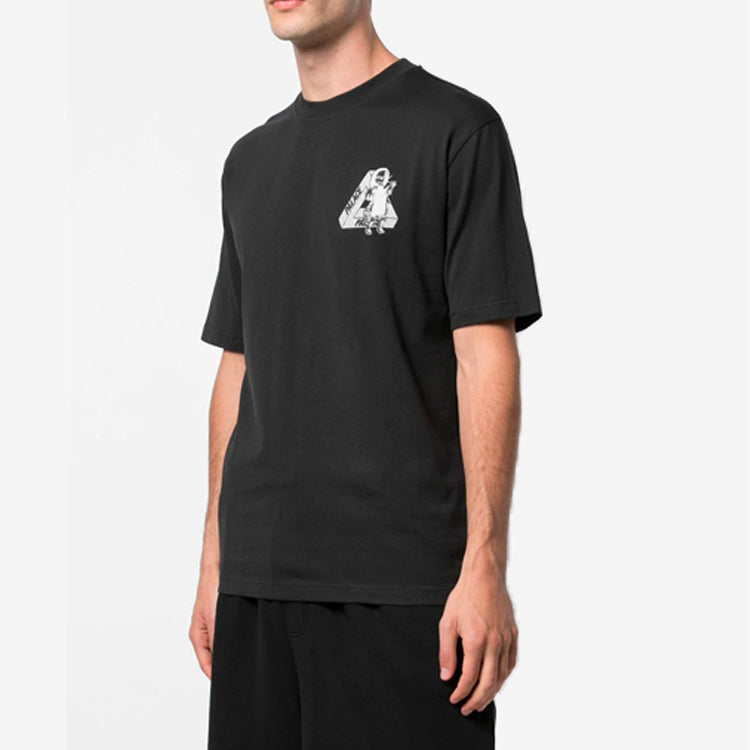 PALACE U Figure Black Back Printing Short Sleeve Unisex P17TS104