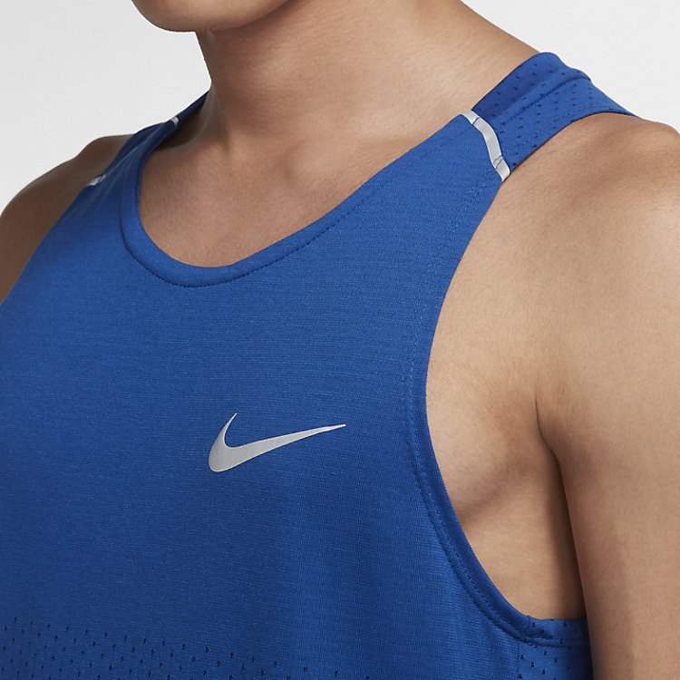 Nike Knit Breathable Sleeveless Vest 'Blue' AQ9918-438