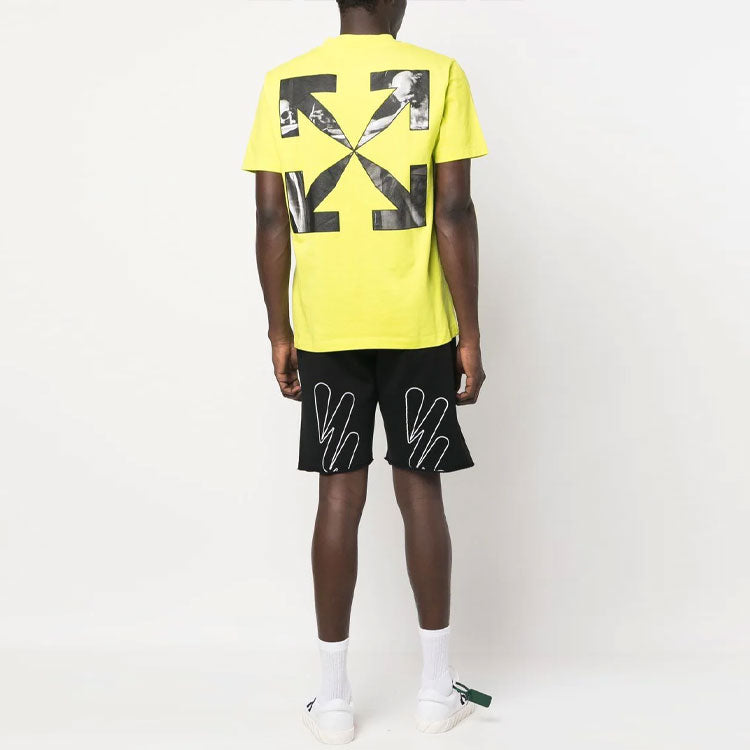 Off-White Diag Striped Shorts OMCI006C99FLE0091001