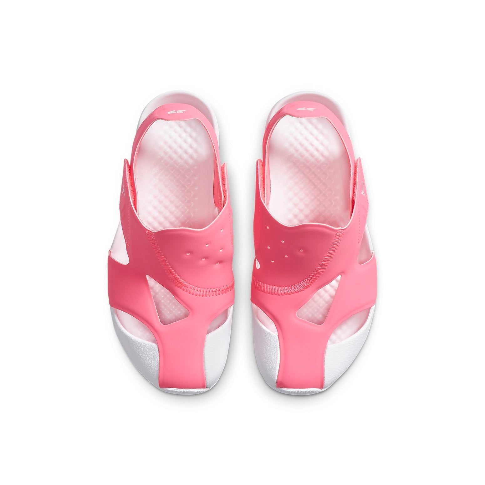 (PS) Air Jordan Flare Velcro Outdoor Flat Heel Fashion Sports Pink Sandals CI7849-600