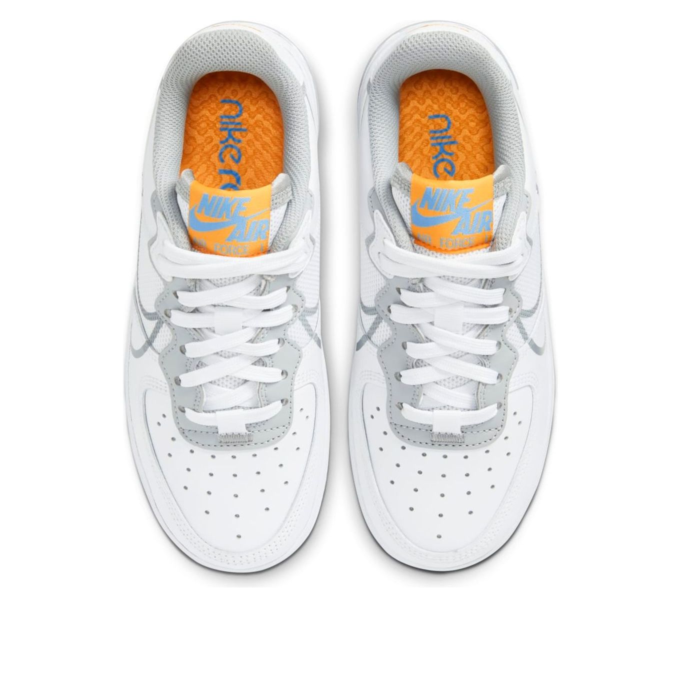 (GS) Nike Air Force 1 React SU 'White Light Smoke Grey' CT5117-102