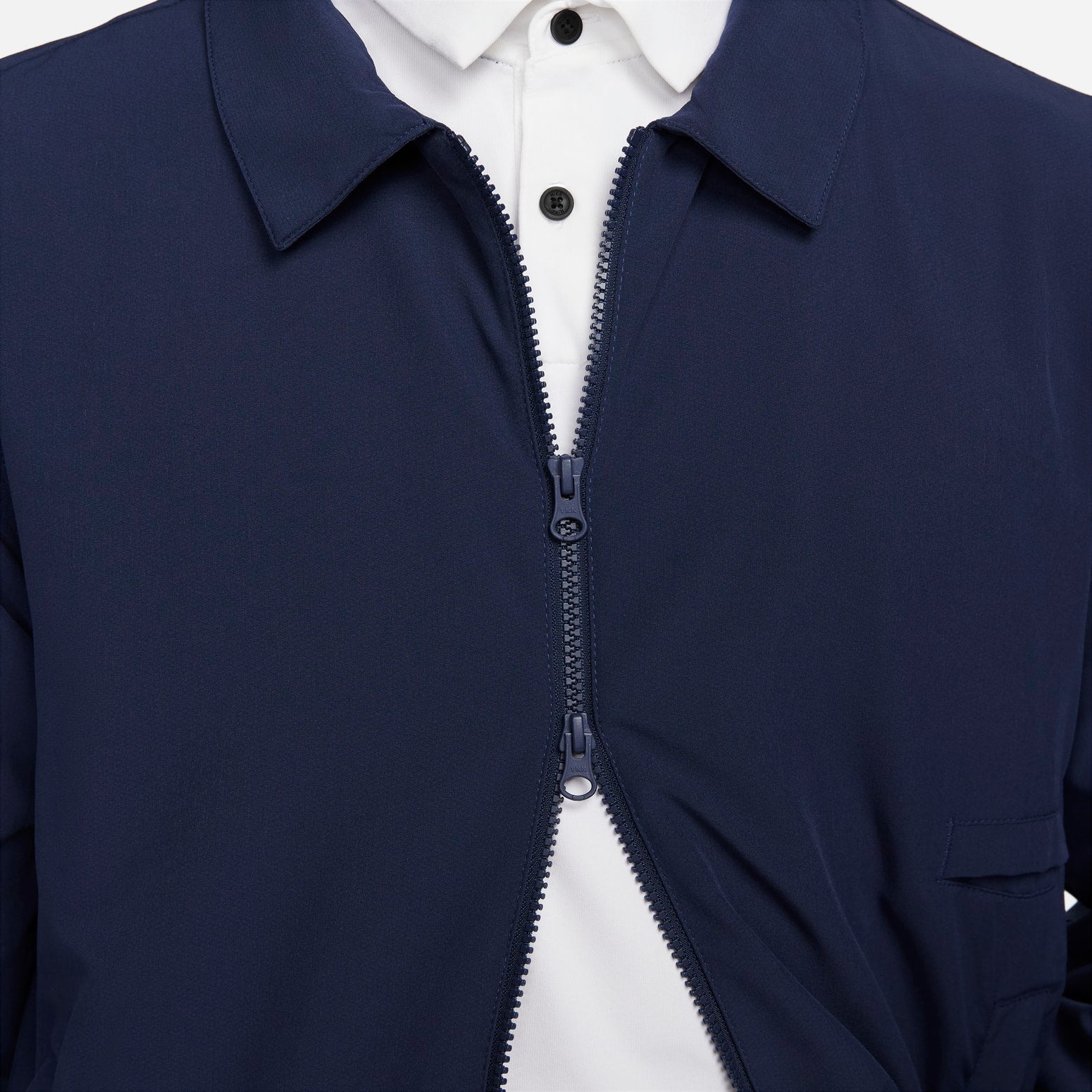 Nike Water Repellent Zip-up Golf Jacket 'Navy' DV7197-410