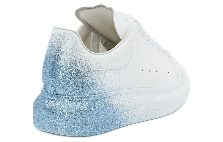 (WMNS) Alexander McQueen Oversized Sneakers 'White Blue' 685672WIB9M9552