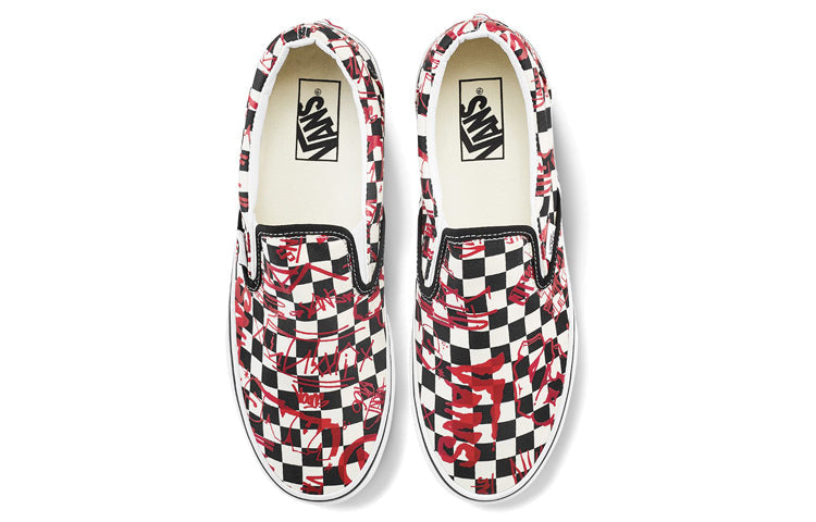 Vans Classic Slip-On 'Black White Red' VN0A4BV31IW